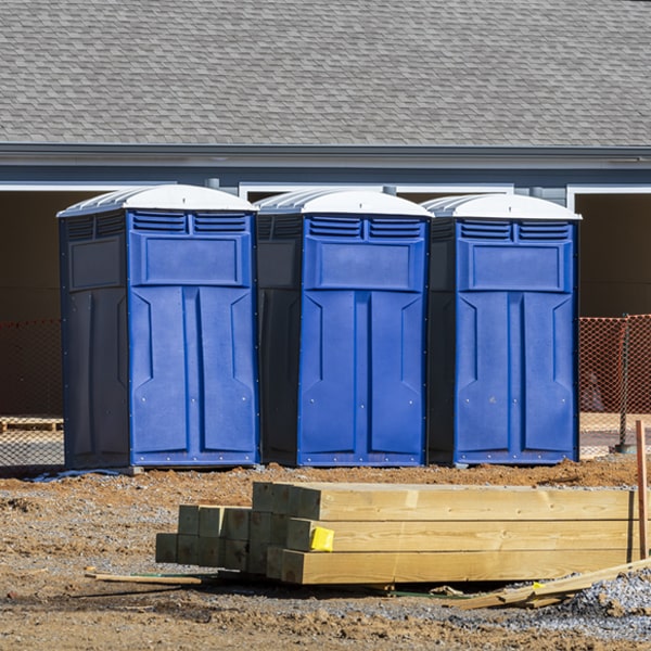 is there a specific order in which to place multiple portable restrooms in Ettrick